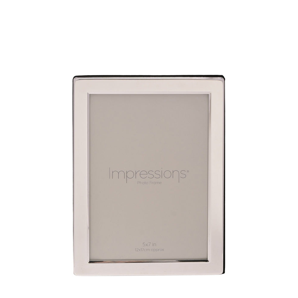 Silverplated Photo Frame Flat Edge - 5" x 7"