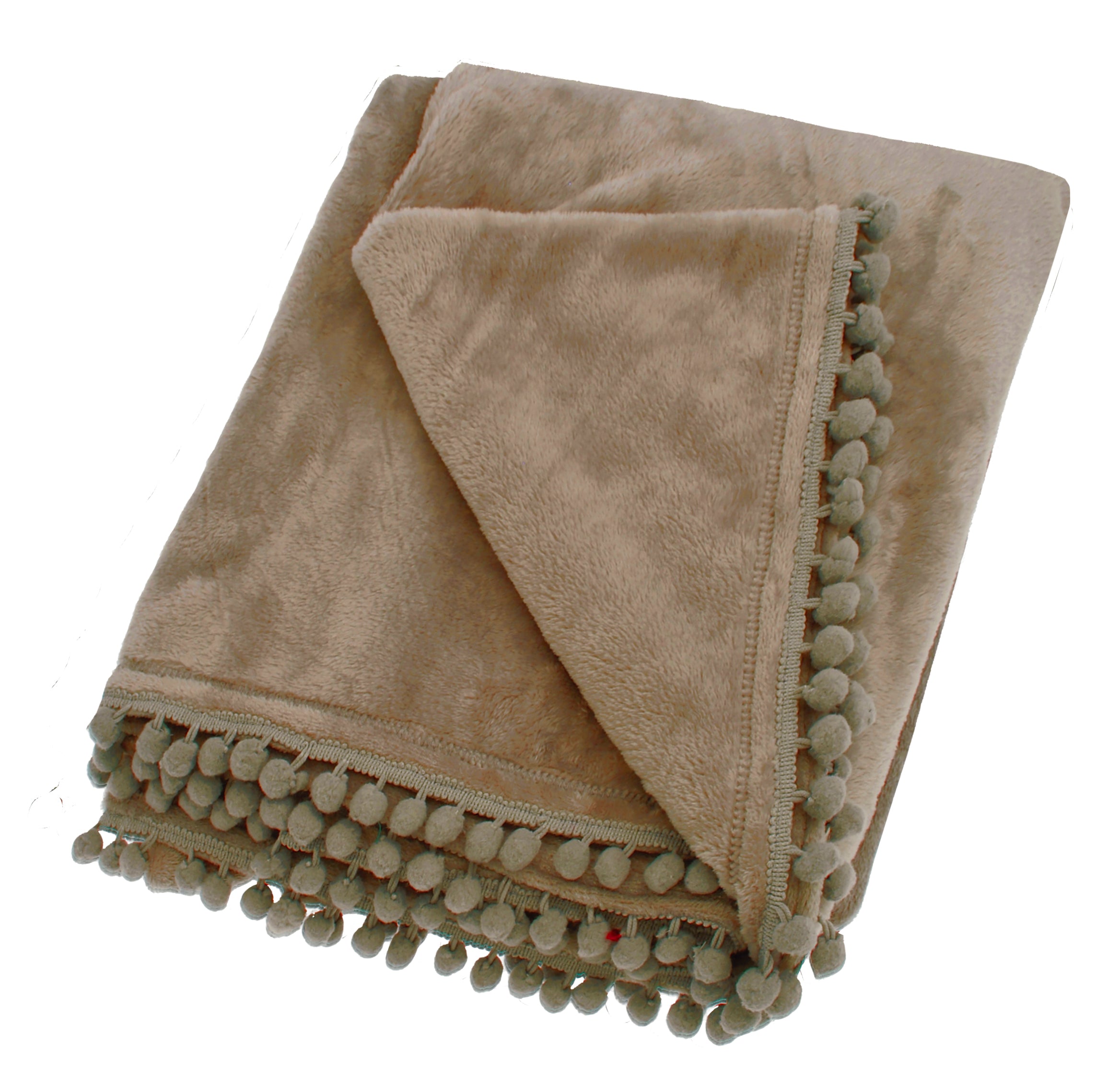 Walton's Cashmere Touch Fleece Earth Brown Throw 130cmx170cm