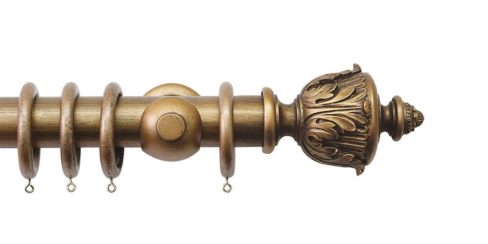 Jones Florentine 50mm Curtain Pole Acanthus Finial