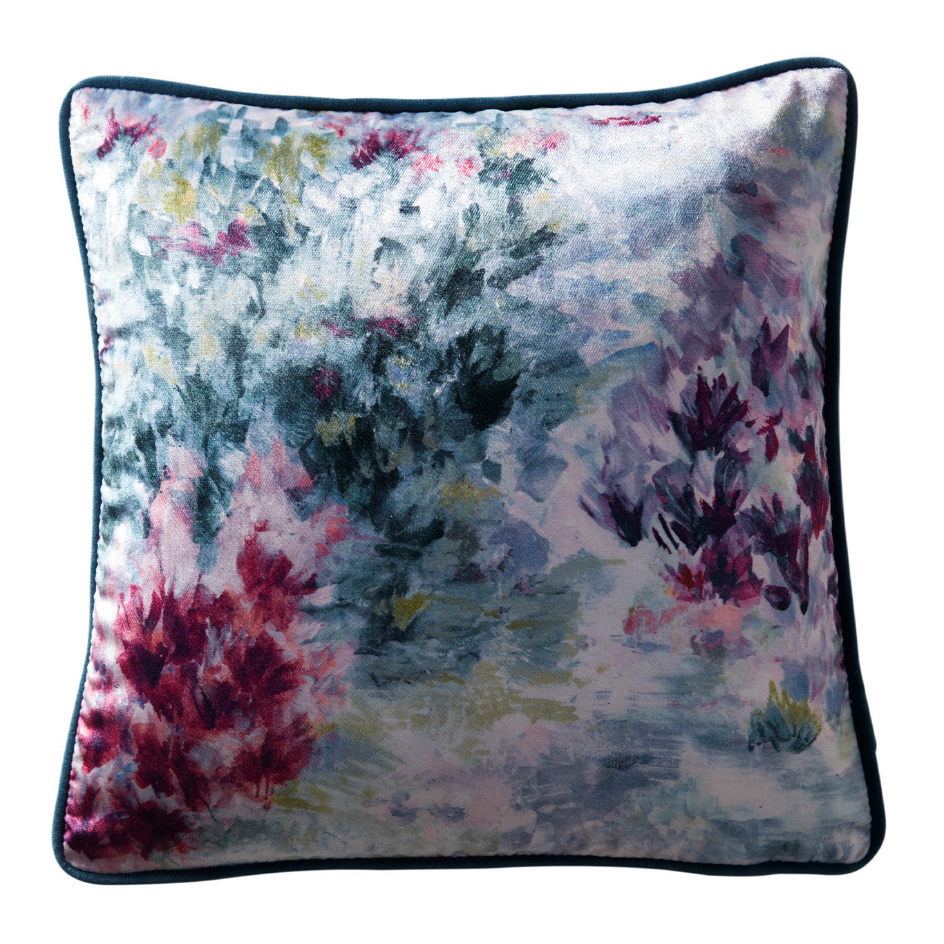 Clarke & Clarke Fiore Cushion Slate/Amethyst
