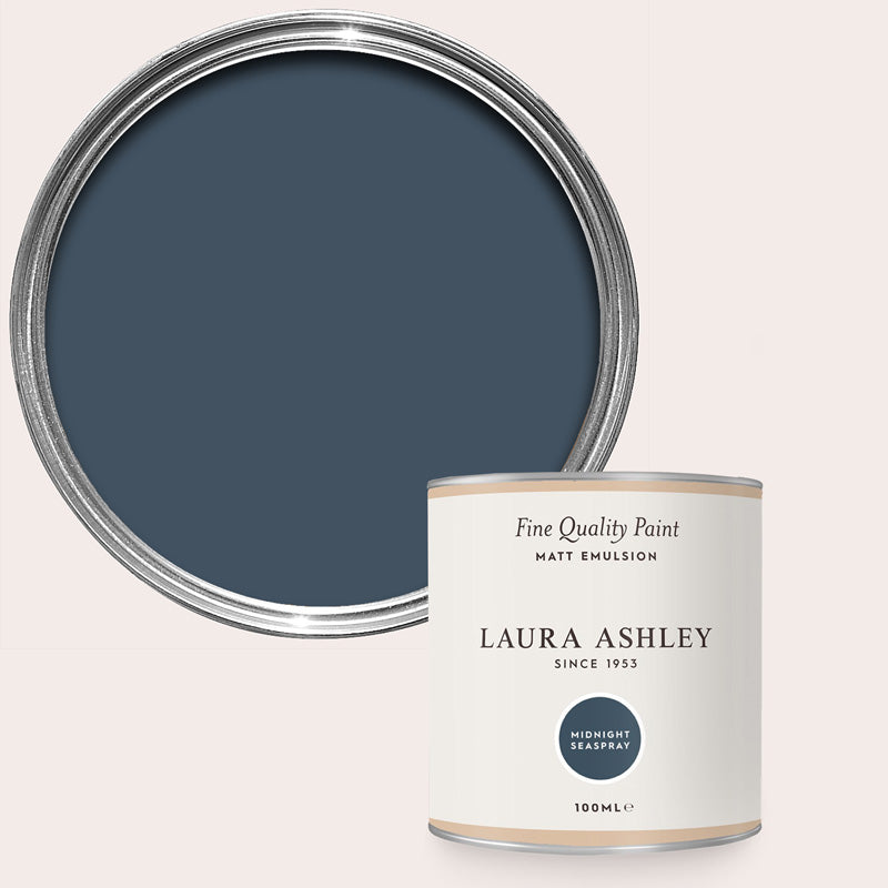 Laura Ashley Midnight Seaspray Matt Emulsion Paint