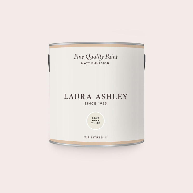 Laura Ashley Dove Grey White Matt Emulsion Paint