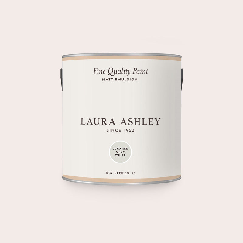 Laura Ashley Sugared Grey White Matt Emulsion Paint