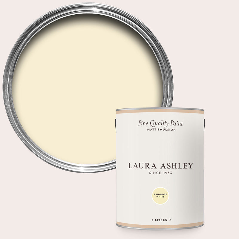 Laura Ashley Primrose White Matt Emulsion Paint