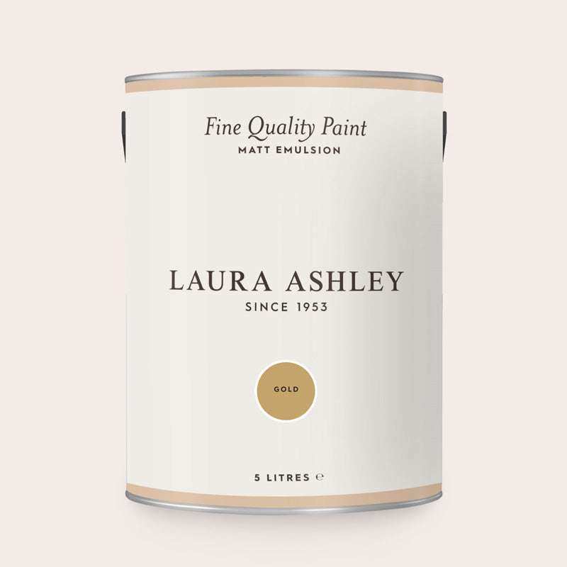 Laura Ashley Gold Matt Emulsion Paint