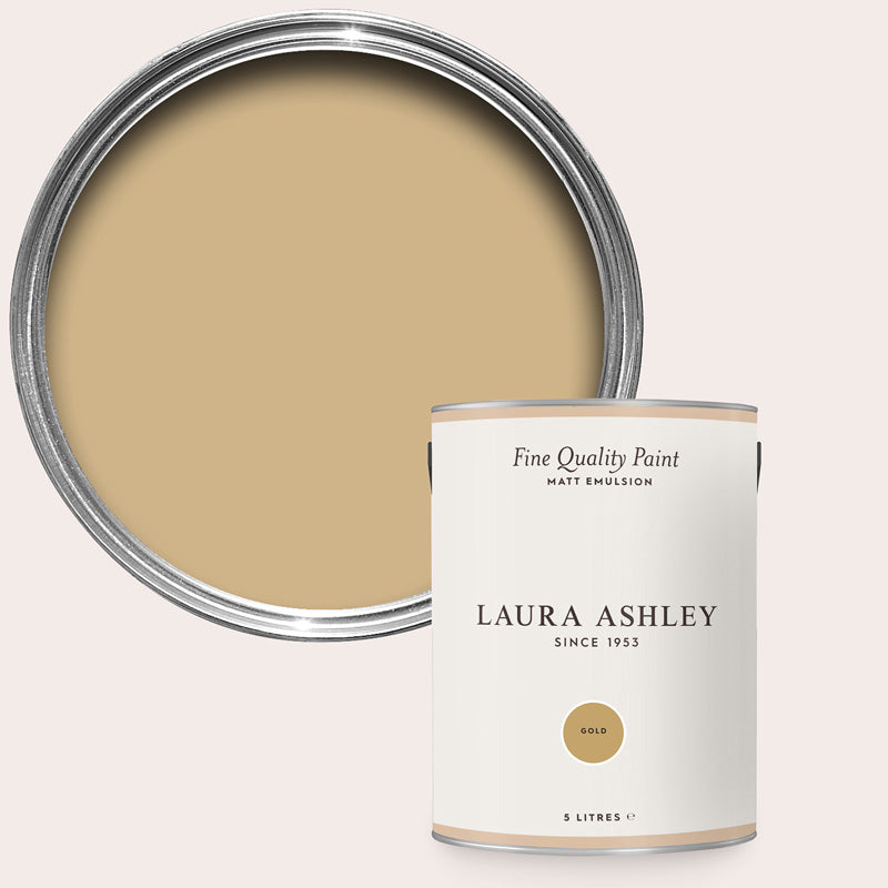 Laura Ashley Gold Matt Emulsion Paint