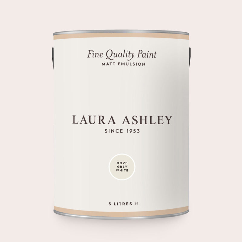 Laura Ashley Dove Grey White Matt Emulsion Paint