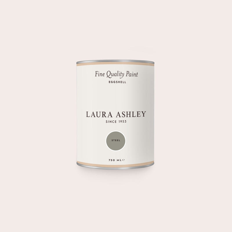 Laura Ashley Steel Eggshell Paint 750ml