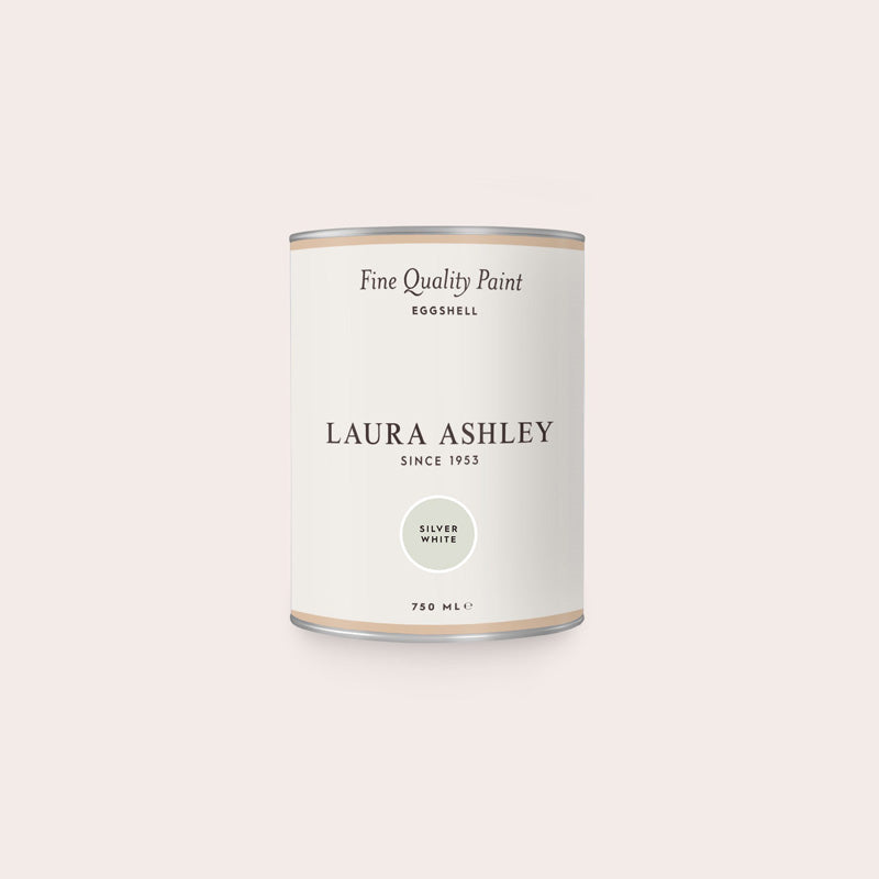 Laura Ashley Silver White Eggshell Paint 750ml