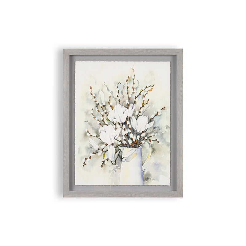 Laura Ashley Pussy Willow in Vase Wallart