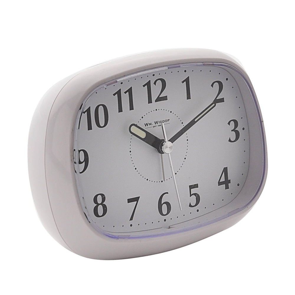 Hometime  Alarm - Oval with Light & Snooze White *(60/100)*