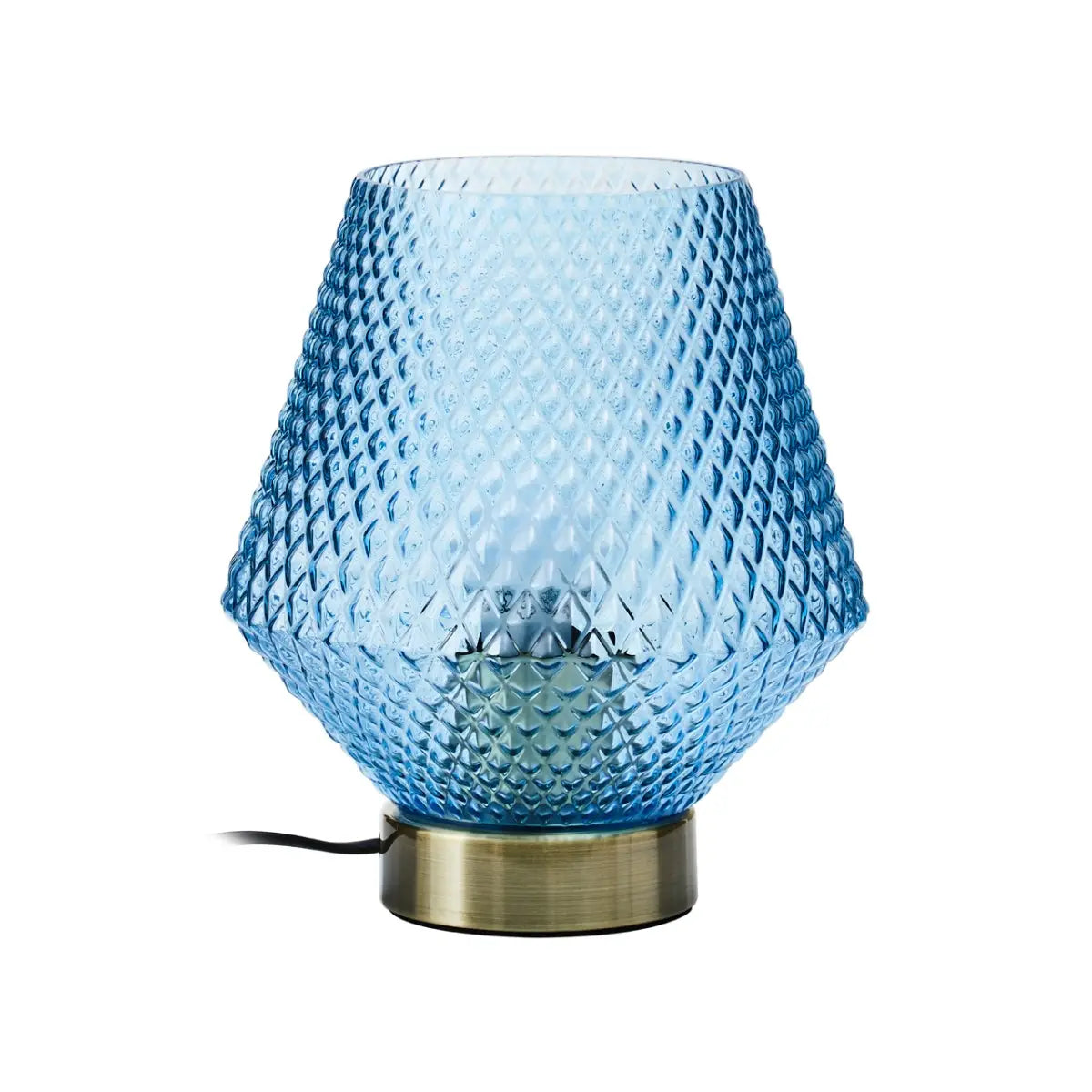 Fifty-Five South Noble Blue Glass Table Lamp