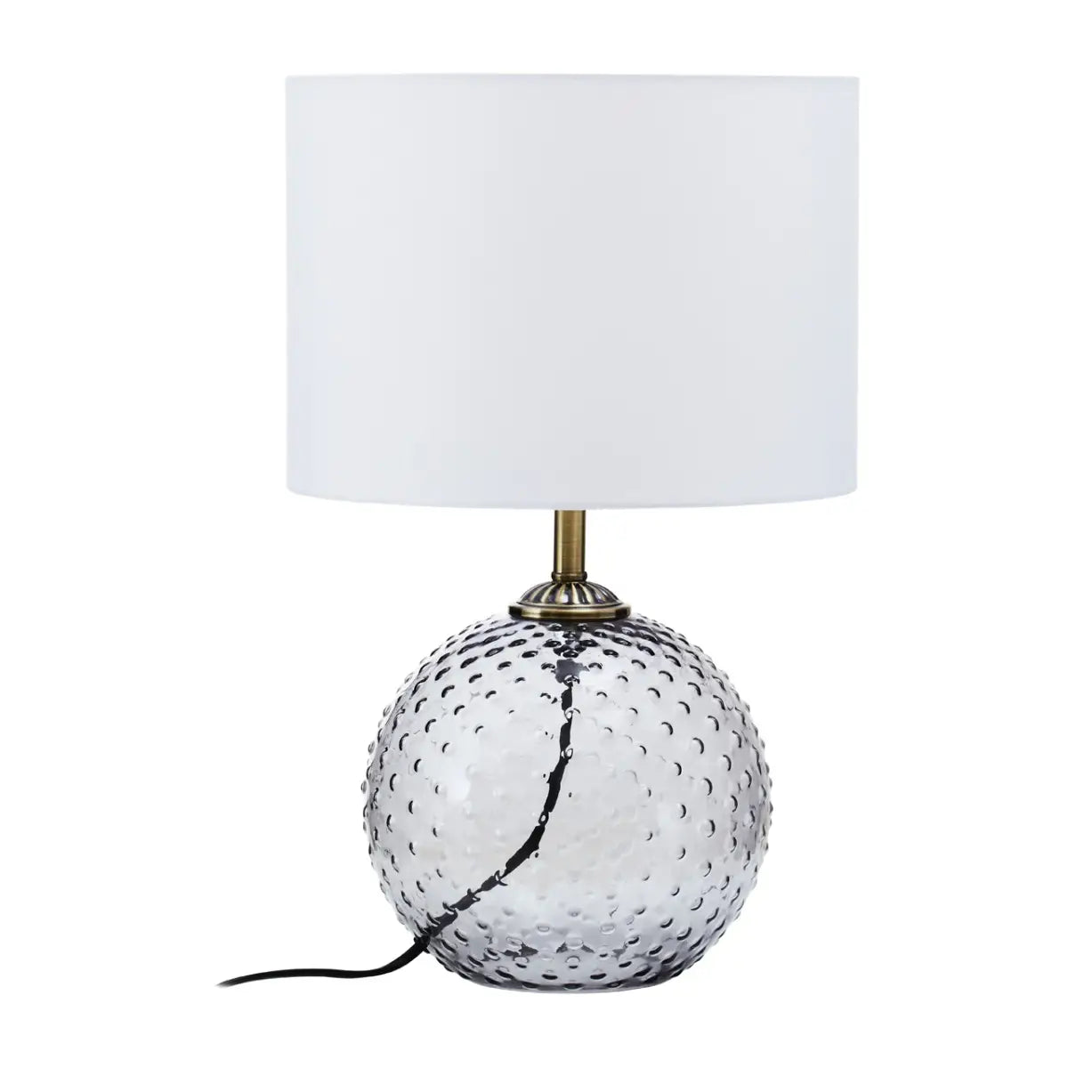 Fifty-Five South Noa Grey Glass Table Lamp
