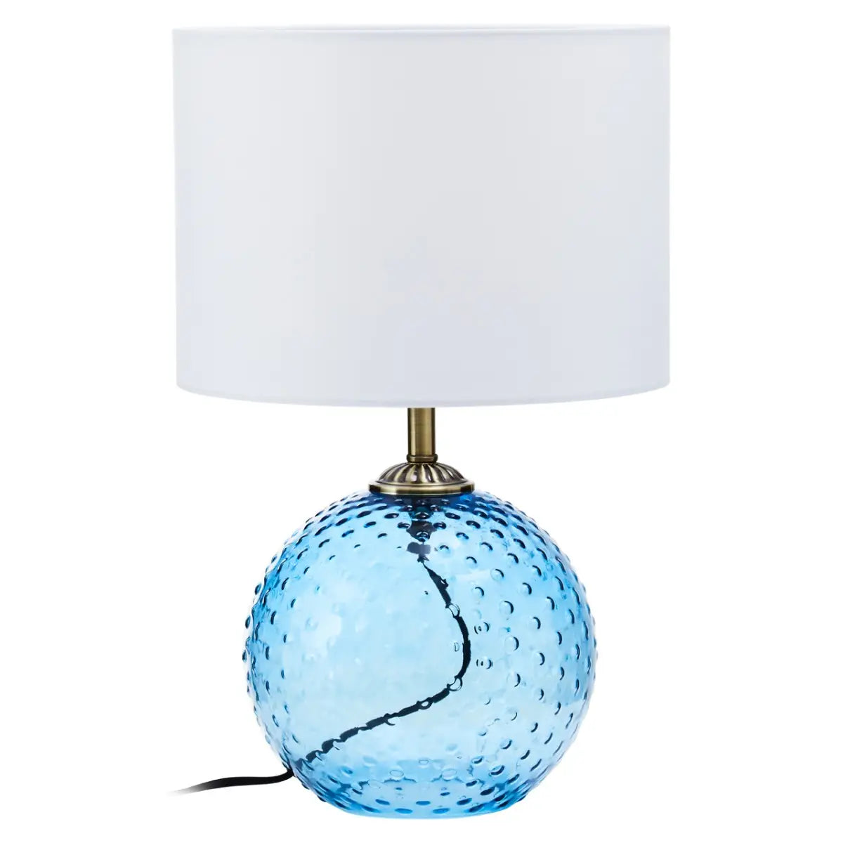 Fifty-Five South Noa Blue Glass Table Lamp