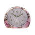 Wm.Widdop Quartz Alarm Clock - Pink Rose Design L/S/C