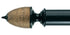 Byron & Byron Ebony Gilt 45mm Curtain Pole Acorn Finial - Curtain Poles Emporium