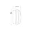 Laura Ashley 40mm Sage Leaf Handcrafted Curtain Pole
