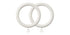 Jones Florentine 50mm Curtain Pole Rings (Pack 4)