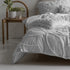 Manisha Medallion Tufted 100% Cotton Duvet Cover Set White King