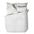 Palm Springs Ogee Tufted 100% Cotton Duvet Cover Set White Double