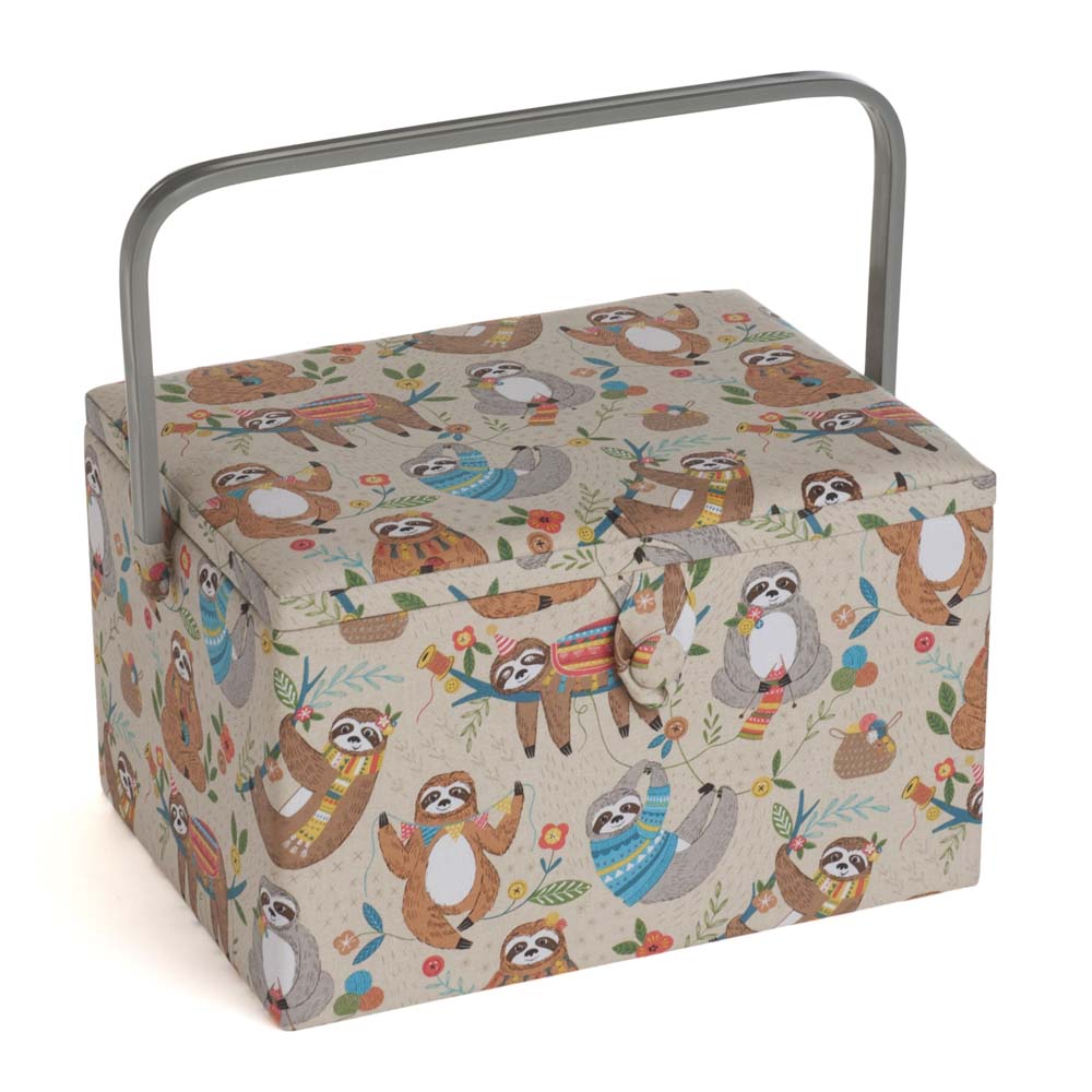 Hobby Gift Large Sewing Box Sloth