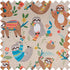 Hobby Gift Large Sewing Box Sloth