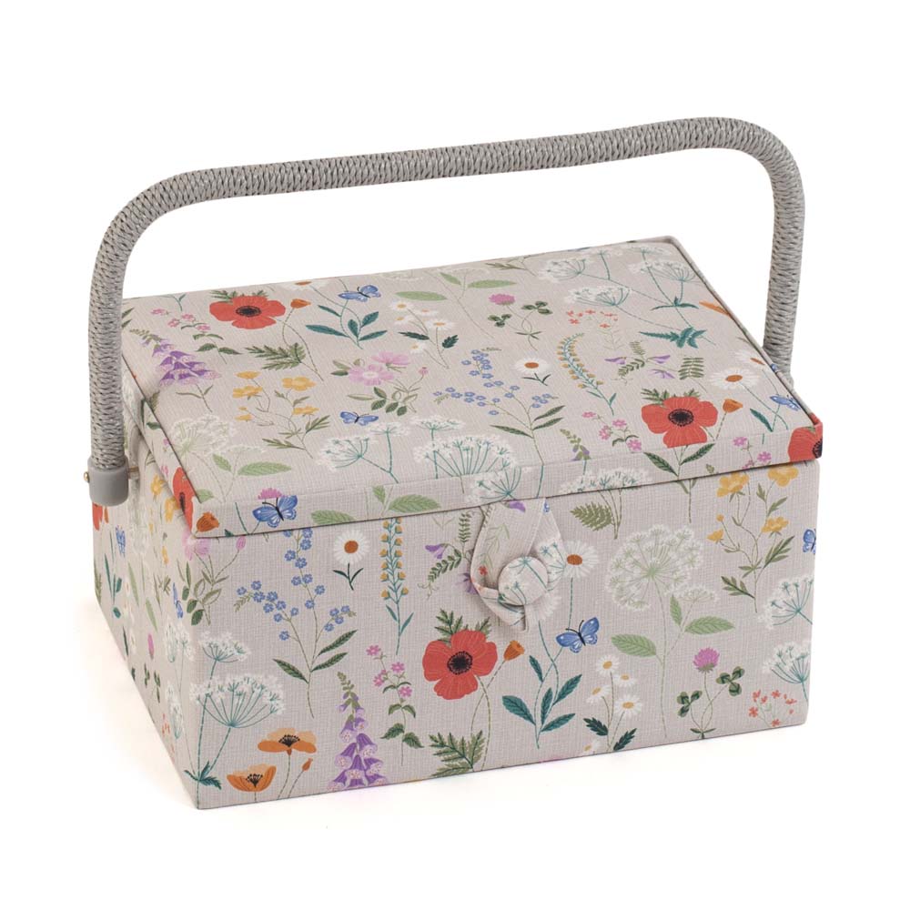 Hobby Gift Medium Sewing Box Wildflowers