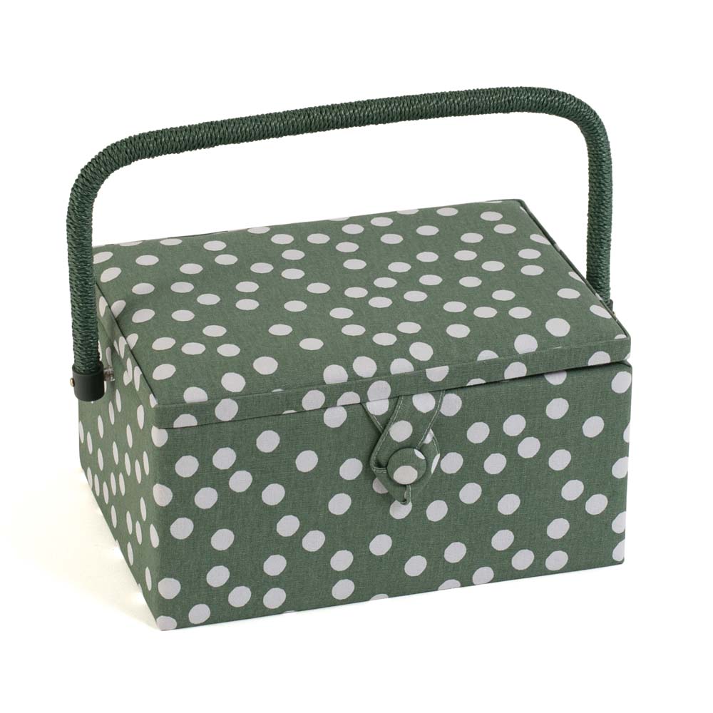Hobby Gift Medium Sewing Box Khaki Spot