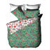 Pomelo Tropical Floral Duvet Cover Set Verdi