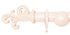 Laura Ashley 40mm Pale Chalk Pink Handcrafted Curtain Pole