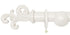 Laura Ashley 40mm Pale Dove Grey Handcrafted Curtain Pole