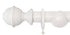 Laura Ashley 40mm Pale Dove Grey Handcrafted Curtain Pole