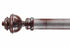 Byron & Byron Dusty Pink Gold Metro Classic Wood 33mm/43mmCurtain Pole Aercolaneum finial Standard Cup Brackets - Curtain Poles Emporium
