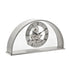 Wm.Widdop Silver Arch Mantel Clock Skeleton Dial Roman