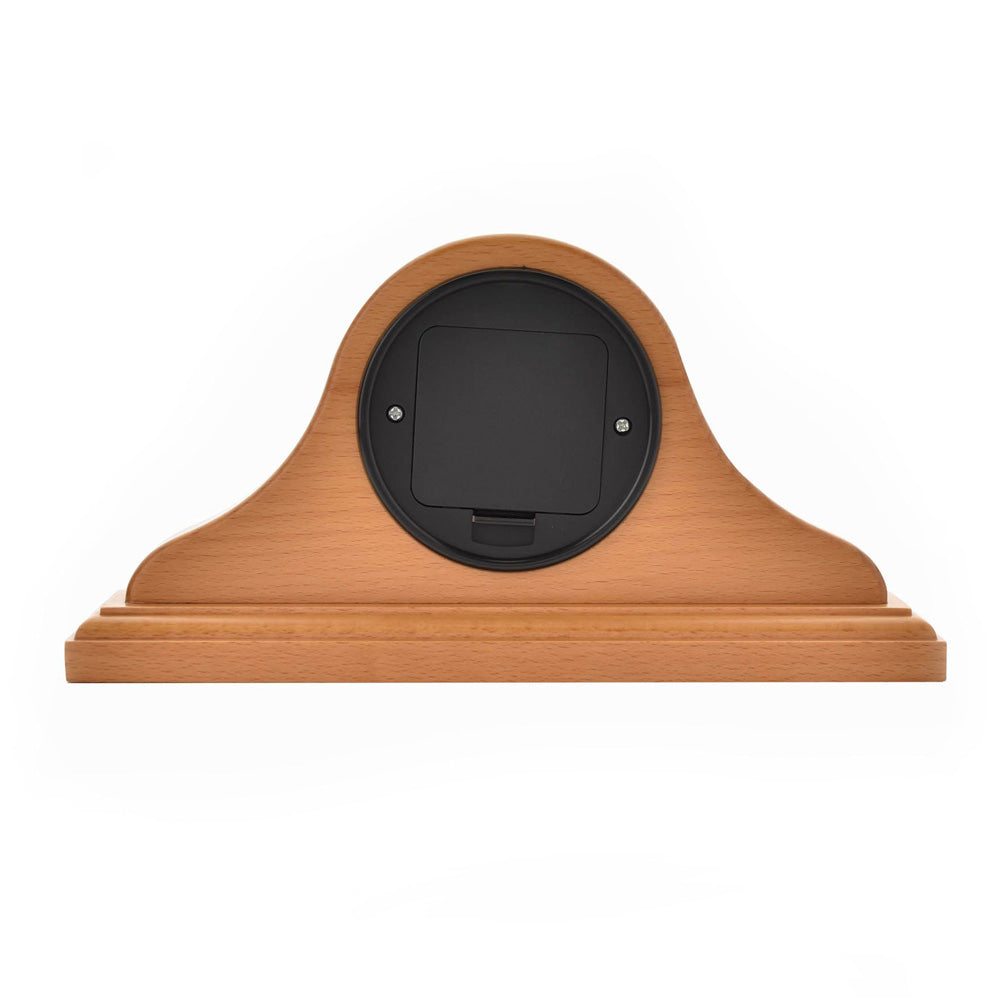 Wm.Widdop Wooden Mantel Clock Napoleon