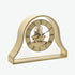 Wm.Widdop Napoleon Mantel Clock Gold Skeleton Movement