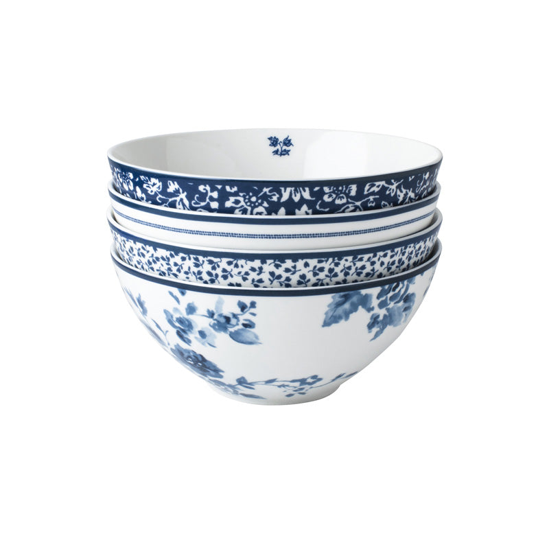 Laura Ashley Blueprint Collection Set/4 Bowls 16cm Mixed Designs