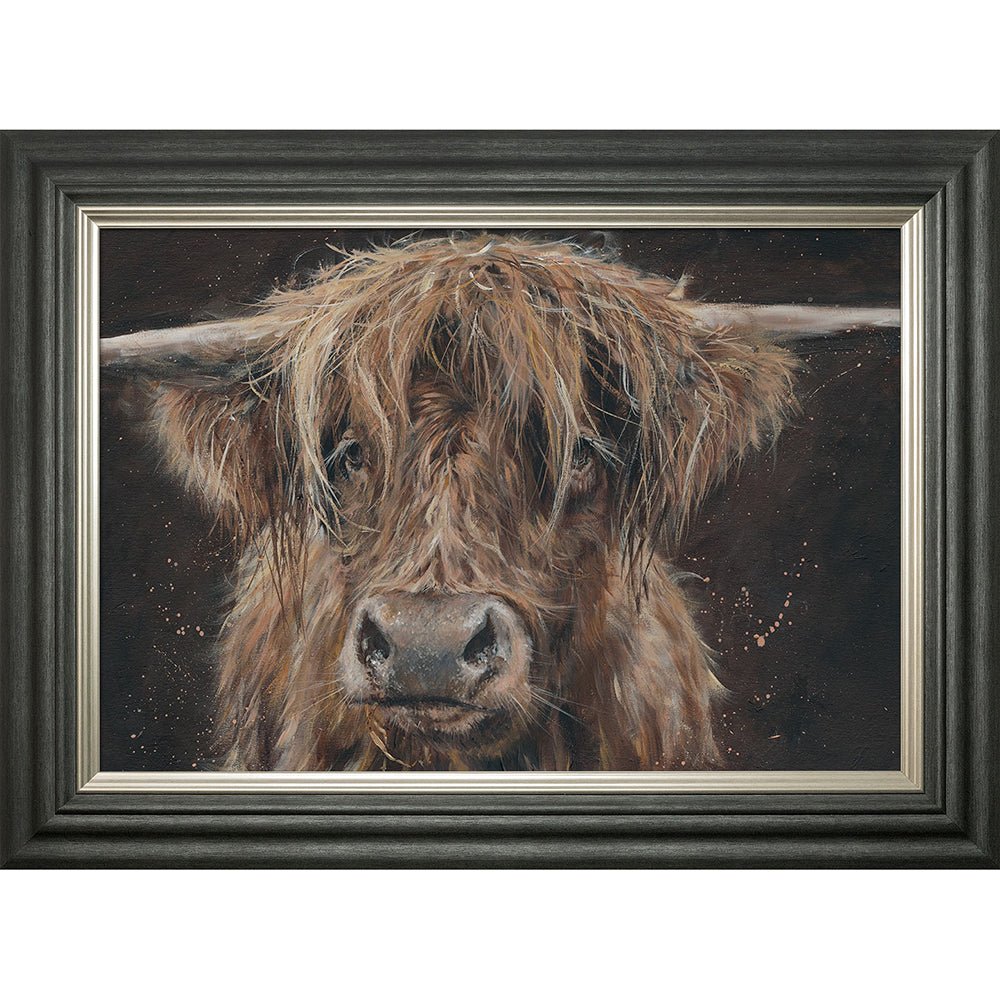Bree Merryn Hector the Highland Cow Signed & Framed Print - Ian's Interiors