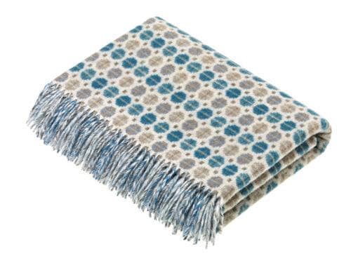 Bronte by Moon Eucalyptus Lambswool Milan Geometric Throw - Finesse Home Interiors
