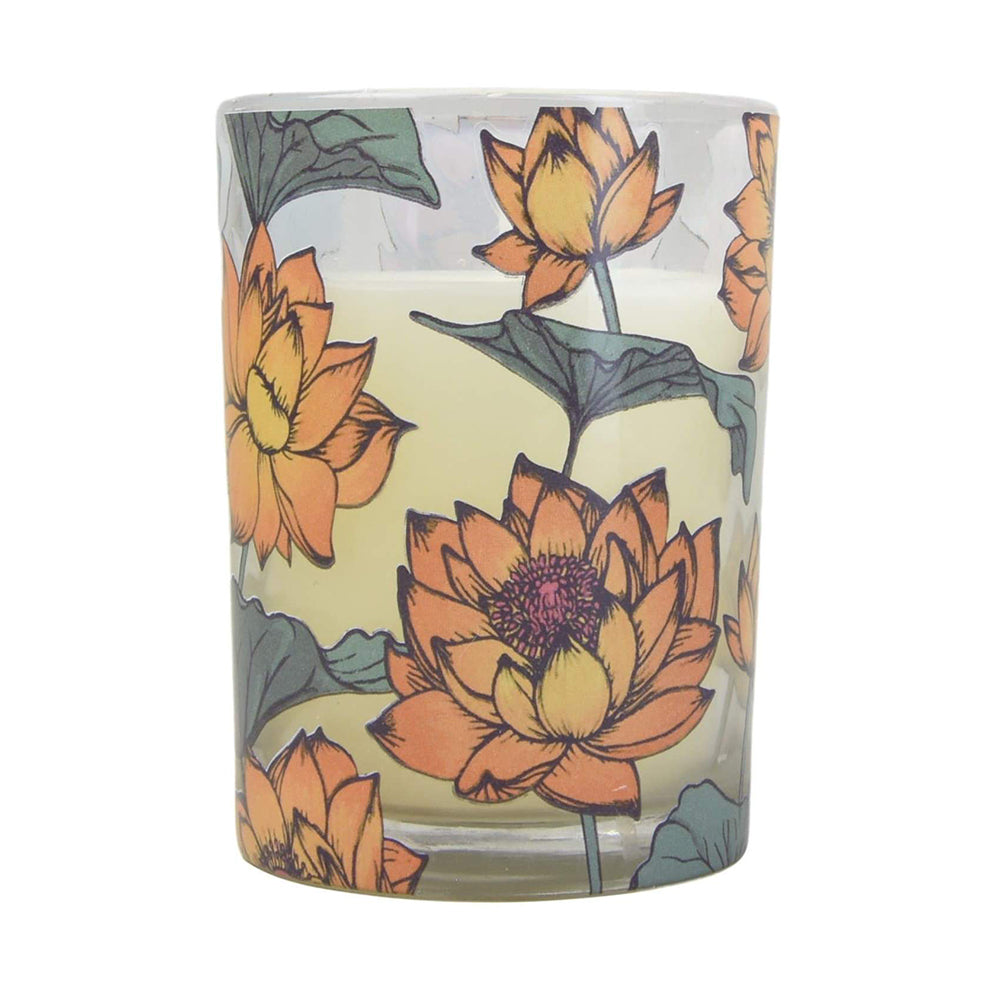 Candlelight Thai Lotus Wax Filled Pot Candle in Gift Box Thai Flower Market Scent 220g - Ian's Interiors